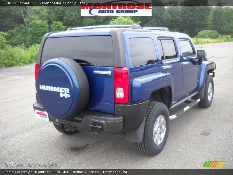 Superior Blue / Ebony Black 2006 Hummer H3