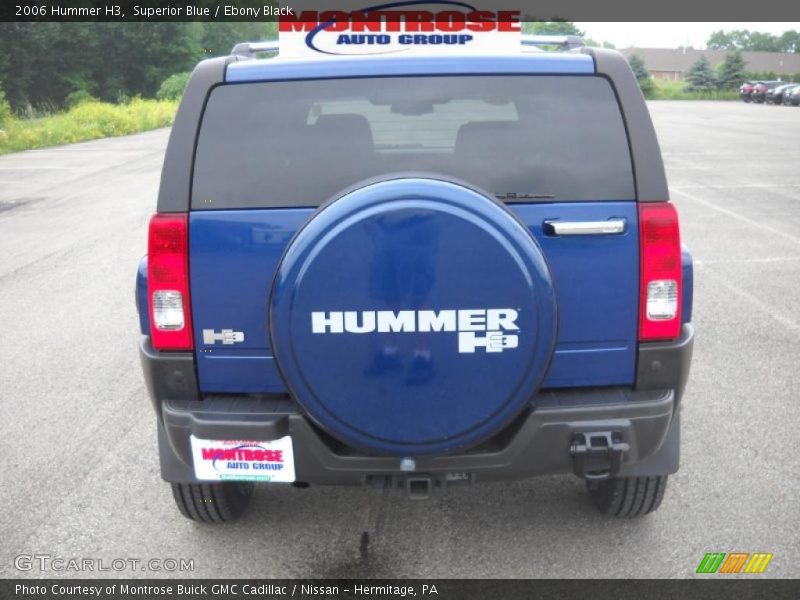 Superior Blue / Ebony Black 2006 Hummer H3