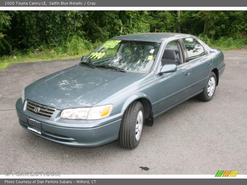 Sailfin Blue Metallic / Gray 2000 Toyota Camry LE