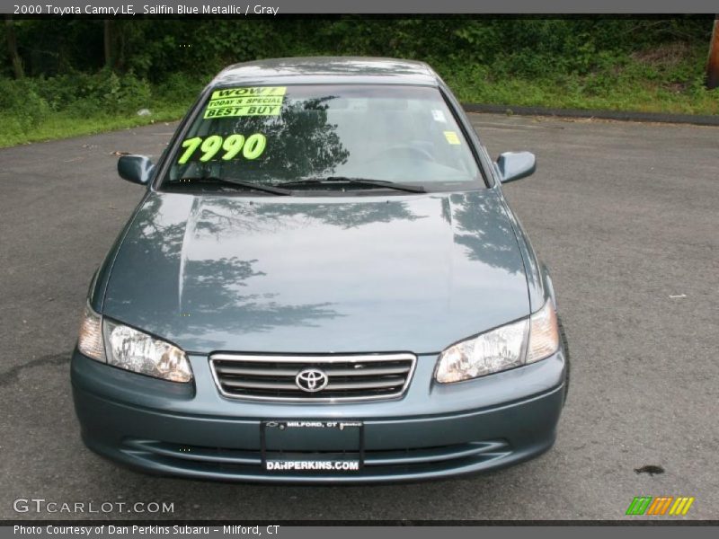 Sailfin Blue Metallic / Gray 2000 Toyota Camry LE