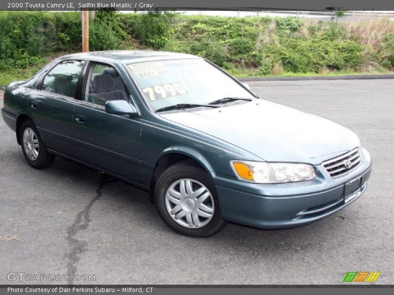Sailfin Blue Metallic / Gray 2000 Toyota Camry LE