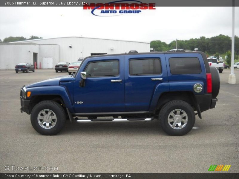 Superior Blue / Ebony Black 2006 Hummer H3