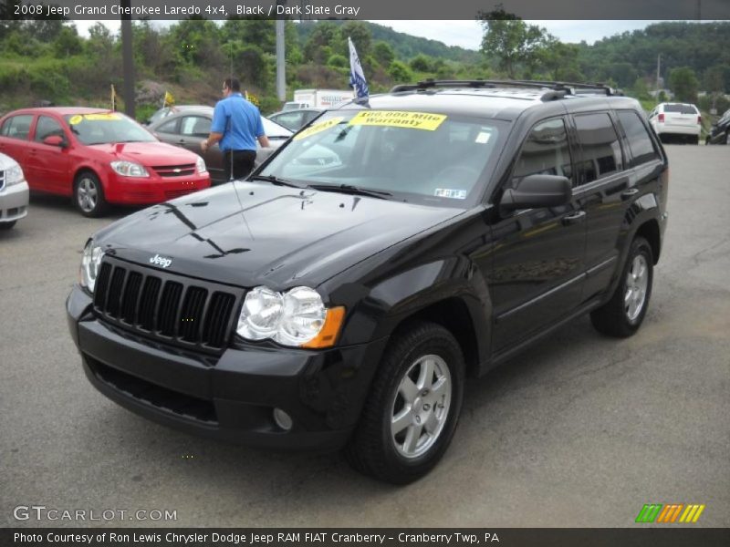 Black / Dark Slate Gray 2008 Jeep Grand Cherokee Laredo 4x4