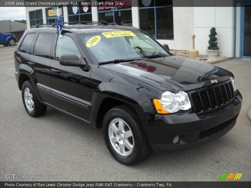 Black / Dark Slate Gray 2008 Jeep Grand Cherokee Laredo 4x4
