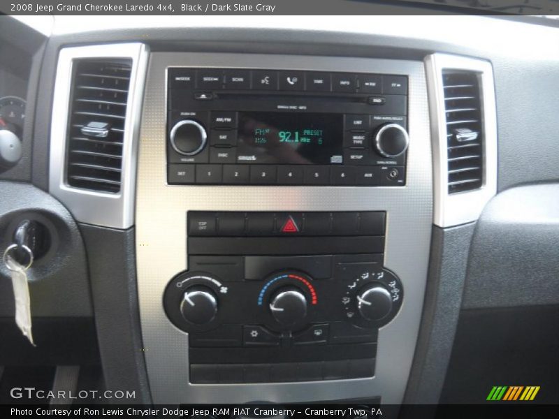 Black / Dark Slate Gray 2008 Jeep Grand Cherokee Laredo 4x4