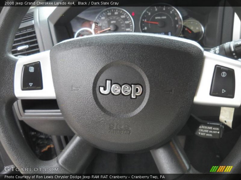 Black / Dark Slate Gray 2008 Jeep Grand Cherokee Laredo 4x4