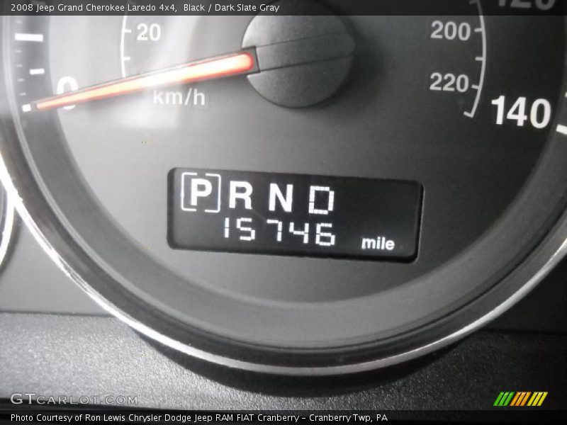 Black / Dark Slate Gray 2008 Jeep Grand Cherokee Laredo 4x4