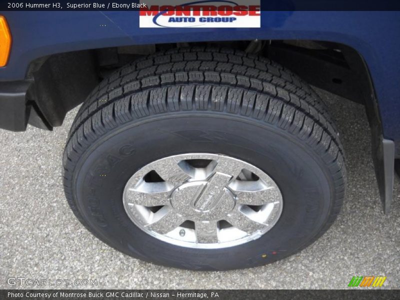 Superior Blue / Ebony Black 2006 Hummer H3