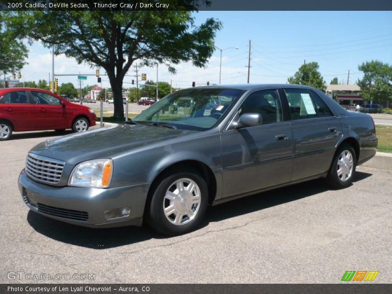 Thunder Gray / Dark Gray 2005 Cadillac DeVille Sedan