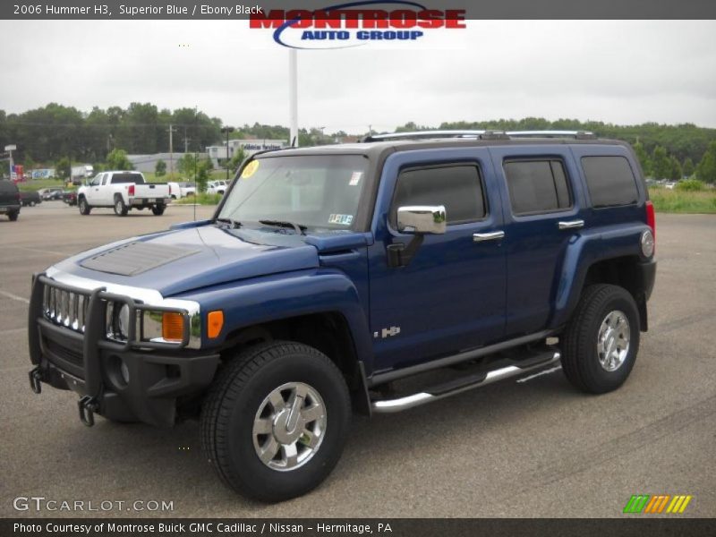Superior Blue / Ebony Black 2006 Hummer H3