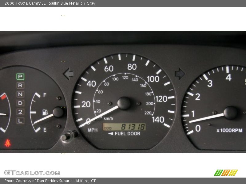 Sailfin Blue Metallic / Gray 2000 Toyota Camry LE