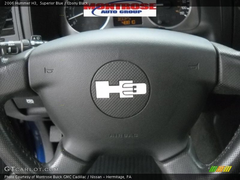 Superior Blue / Ebony Black 2006 Hummer H3