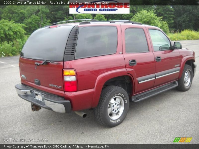 Redfire Metallic / Graphite/Medium Gray 2002 Chevrolet Tahoe LS 4x4