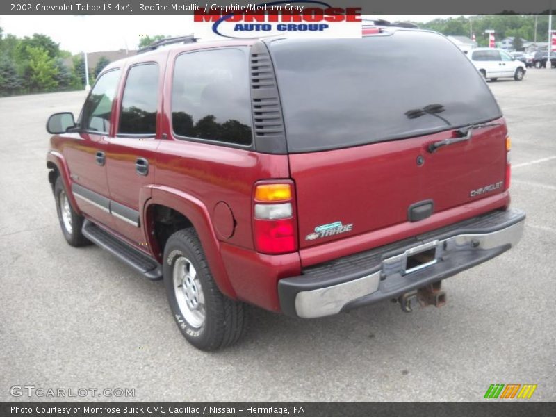 Redfire Metallic / Graphite/Medium Gray 2002 Chevrolet Tahoe LS 4x4