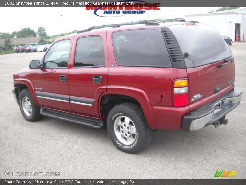 Redfire Metallic / Graphite/Medium Gray 2002 Chevrolet Tahoe LS 4x4