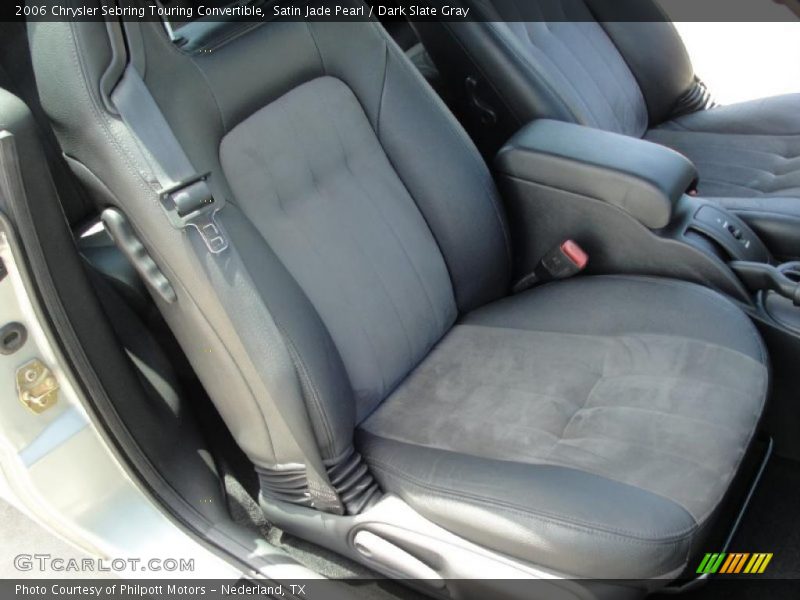 Satin Jade Pearl / Dark Slate Gray 2006 Chrysler Sebring Touring Convertible