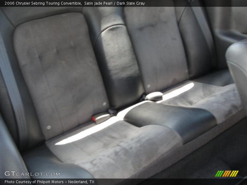 Satin Jade Pearl / Dark Slate Gray 2006 Chrysler Sebring Touring Convertible