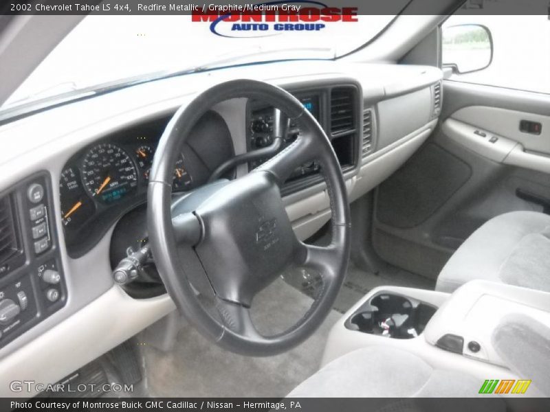 Redfire Metallic / Graphite/Medium Gray 2002 Chevrolet Tahoe LS 4x4