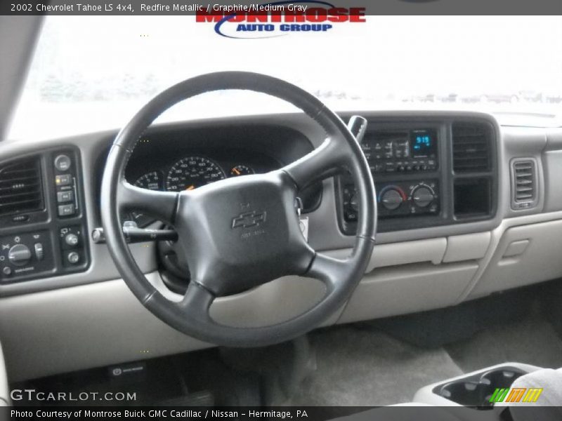 Redfire Metallic / Graphite/Medium Gray 2002 Chevrolet Tahoe LS 4x4