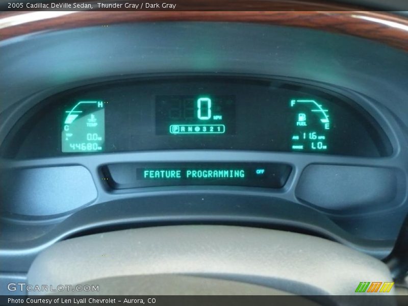 Thunder Gray / Dark Gray 2005 Cadillac DeVille Sedan