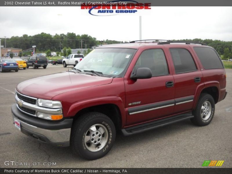 Redfire Metallic / Graphite/Medium Gray 2002 Chevrolet Tahoe LS 4x4