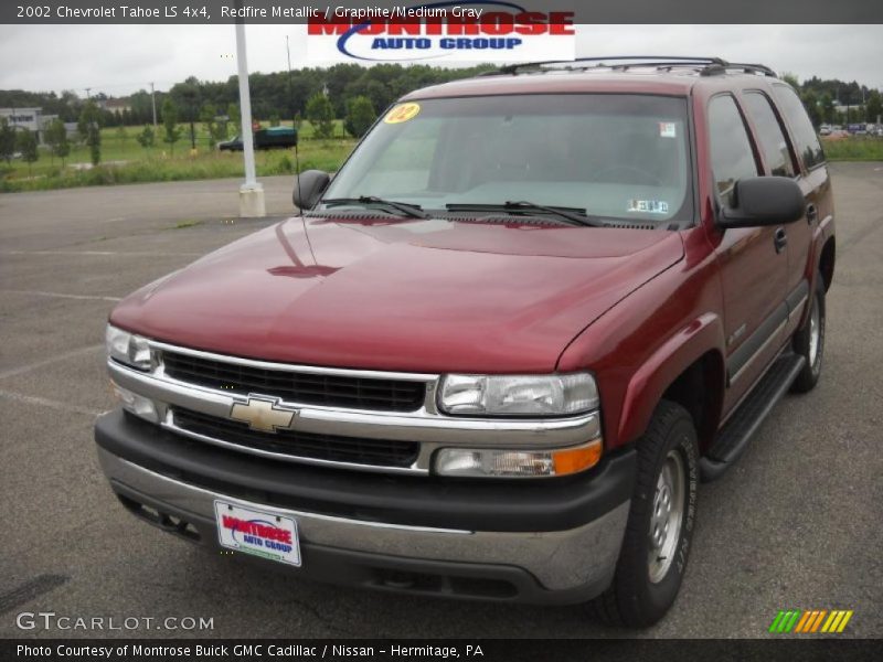Redfire Metallic / Graphite/Medium Gray 2002 Chevrolet Tahoe LS 4x4