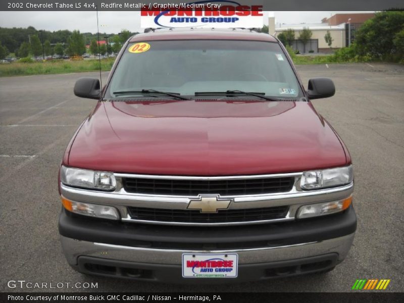 Redfire Metallic / Graphite/Medium Gray 2002 Chevrolet Tahoe LS 4x4