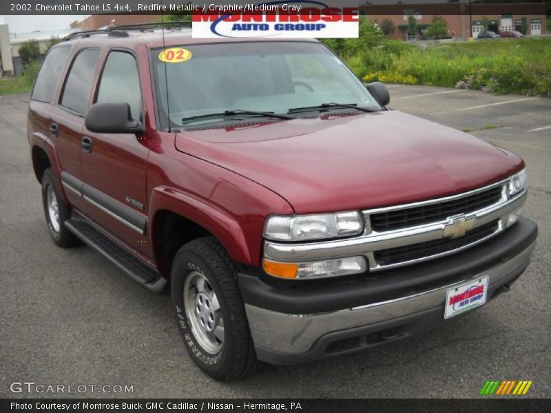 Redfire Metallic / Graphite/Medium Gray 2002 Chevrolet Tahoe LS 4x4