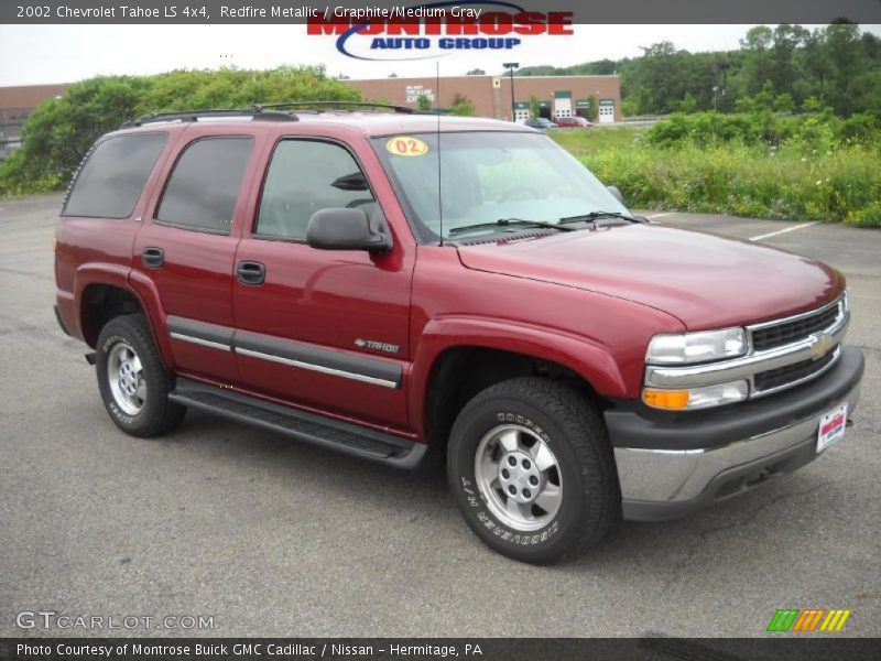 Redfire Metallic / Graphite/Medium Gray 2002 Chevrolet Tahoe LS 4x4