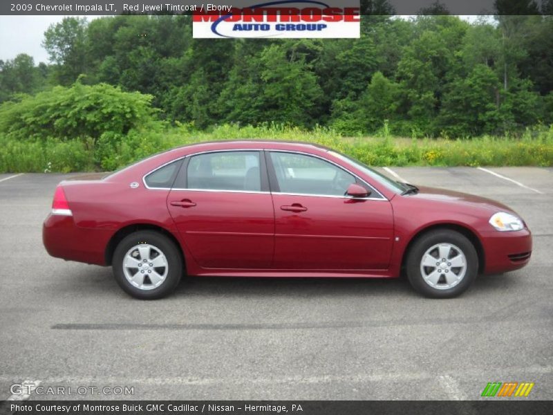 Red Jewel Tintcoat / Ebony 2009 Chevrolet Impala LT