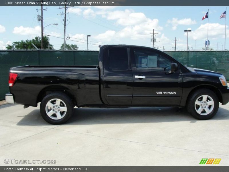 Galaxy Black / Graphite/Titanium 2006 Nissan Titan SE King Cab