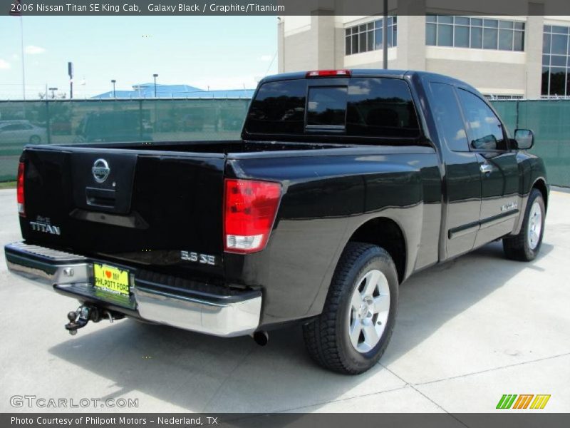 Galaxy Black / Graphite/Titanium 2006 Nissan Titan SE King Cab