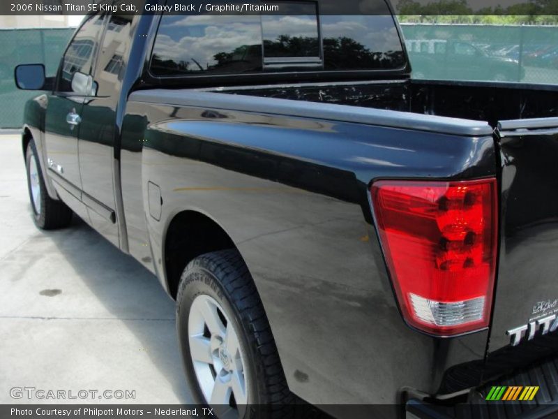 Galaxy Black / Graphite/Titanium 2006 Nissan Titan SE King Cab