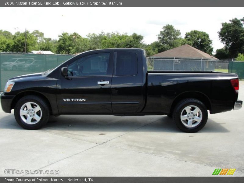 Galaxy Black / Graphite/Titanium 2006 Nissan Titan SE King Cab