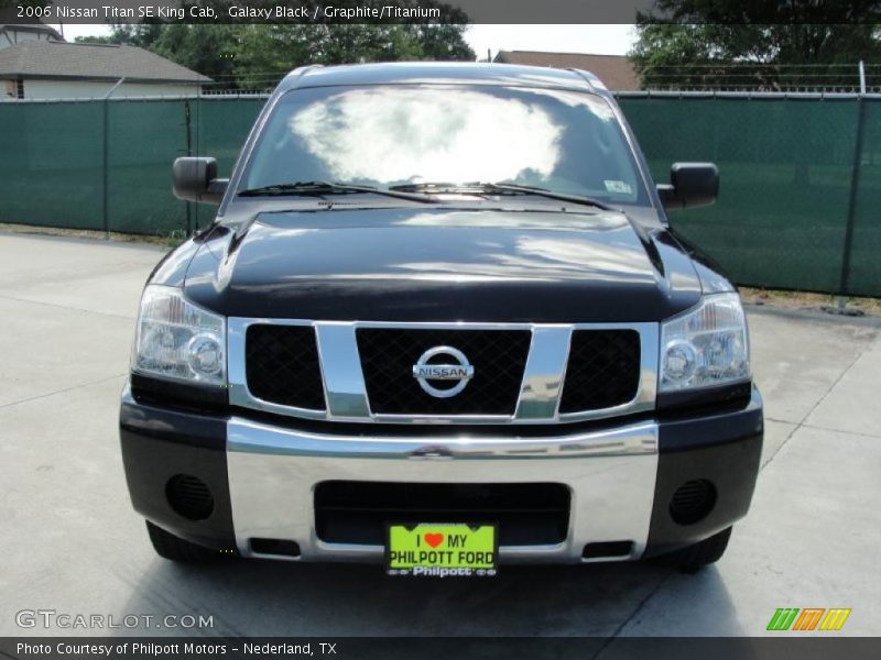 Galaxy Black / Graphite/Titanium 2006 Nissan Titan SE King Cab