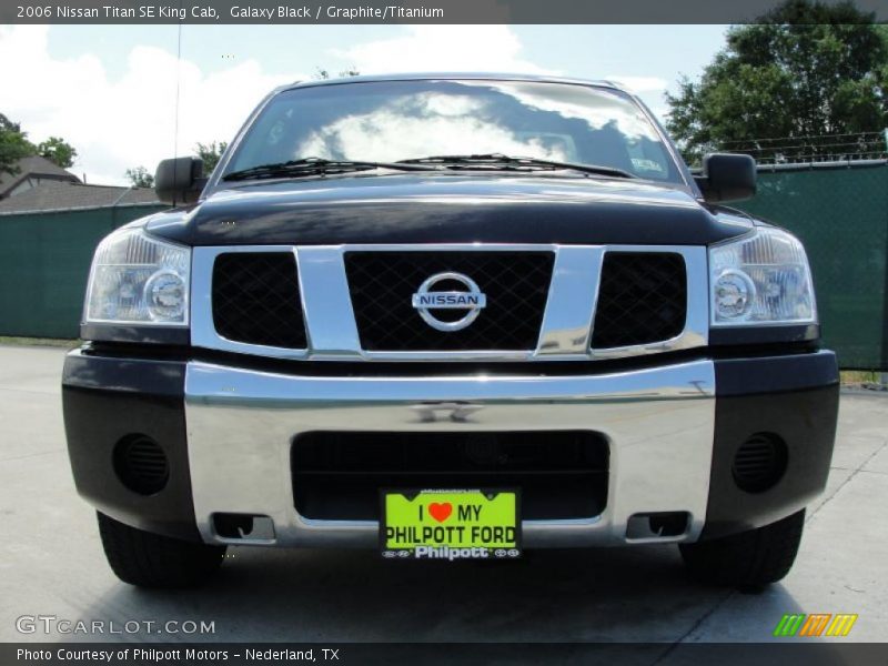 Galaxy Black / Graphite/Titanium 2006 Nissan Titan SE King Cab