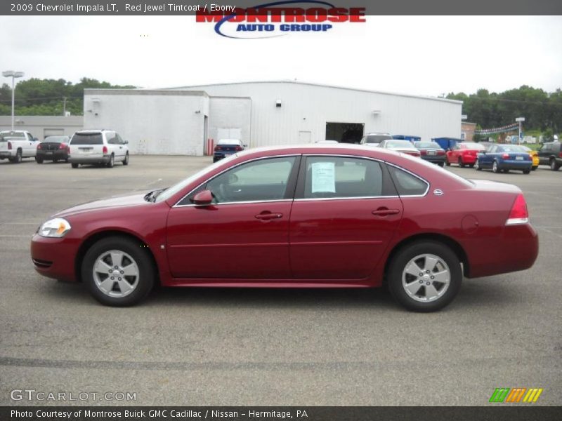 Red Jewel Tintcoat / Ebony 2009 Chevrolet Impala LT