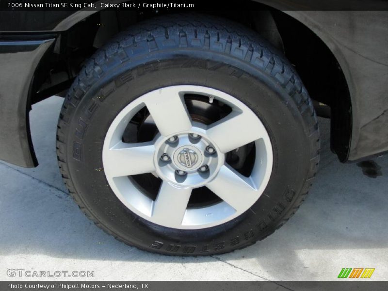 Galaxy Black / Graphite/Titanium 2006 Nissan Titan SE King Cab