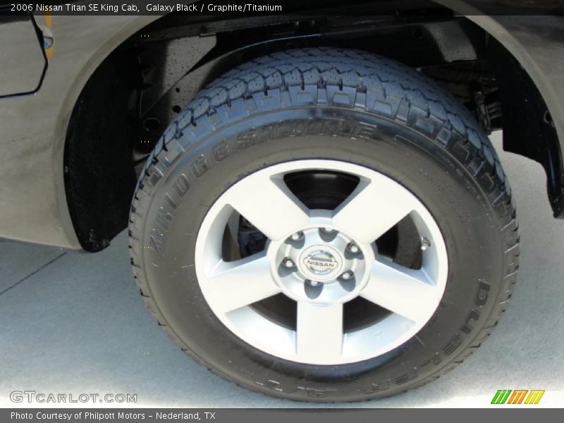Galaxy Black / Graphite/Titanium 2006 Nissan Titan SE King Cab