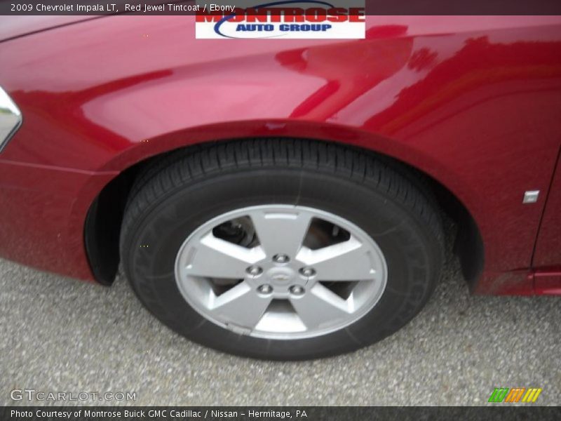 Red Jewel Tintcoat / Ebony 2009 Chevrolet Impala LT