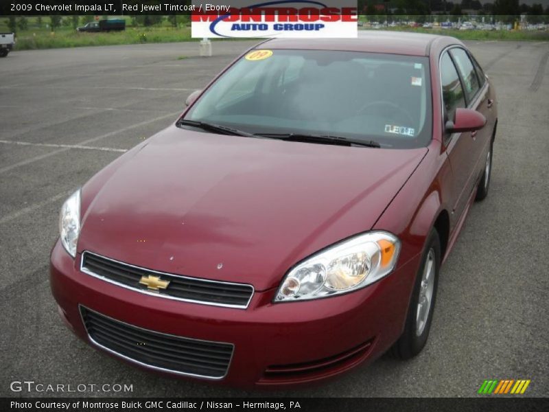 Red Jewel Tintcoat / Ebony 2009 Chevrolet Impala LT