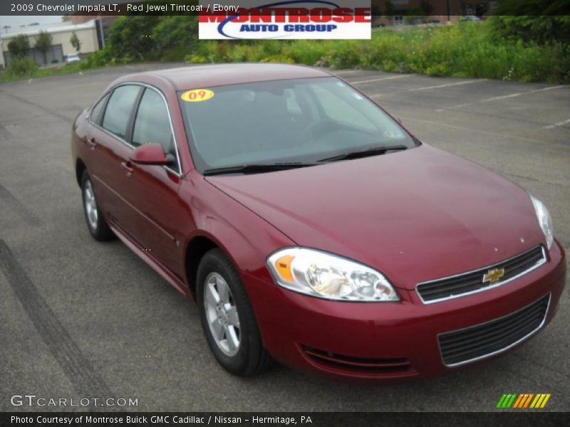 Red Jewel Tintcoat / Ebony 2009 Chevrolet Impala LT