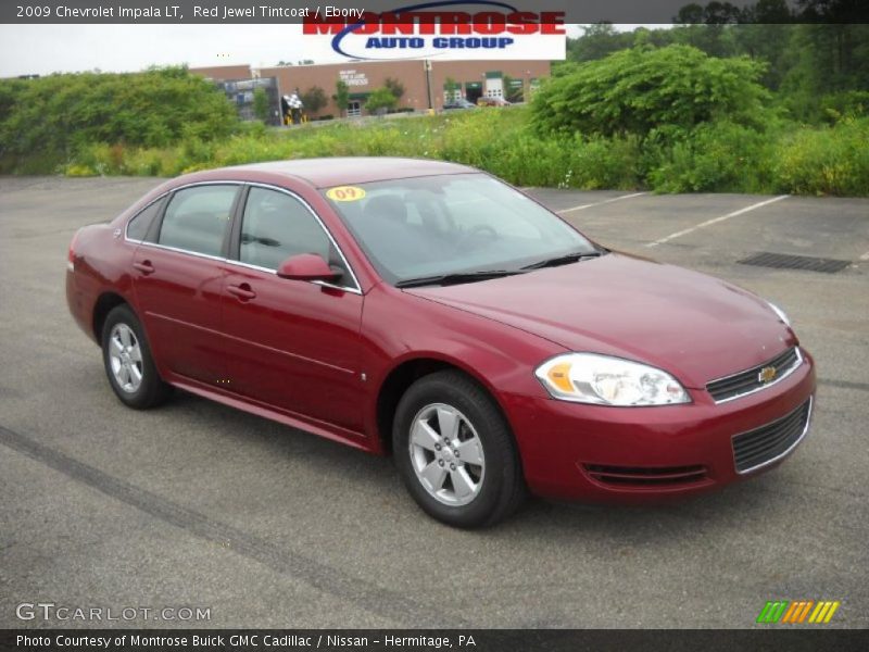 Red Jewel Tintcoat / Ebony 2009 Chevrolet Impala LT
