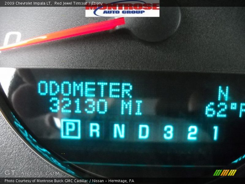 Red Jewel Tintcoat / Ebony 2009 Chevrolet Impala LT