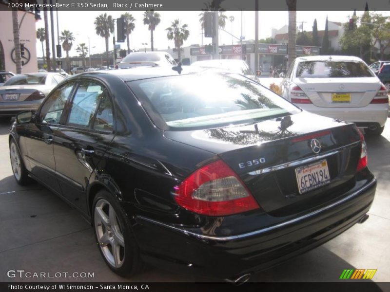 Black / Cashmere 2009 Mercedes-Benz E 350 Sedan