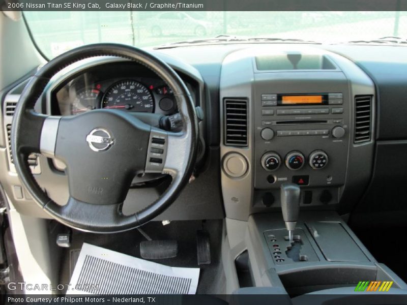 Galaxy Black / Graphite/Titanium 2006 Nissan Titan SE King Cab
