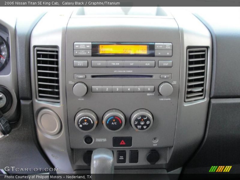 Galaxy Black / Graphite/Titanium 2006 Nissan Titan SE King Cab