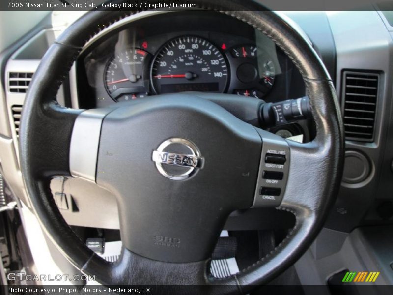 Galaxy Black / Graphite/Titanium 2006 Nissan Titan SE King Cab