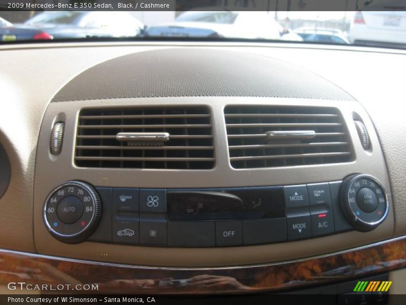 Black / Cashmere 2009 Mercedes-Benz E 350 Sedan