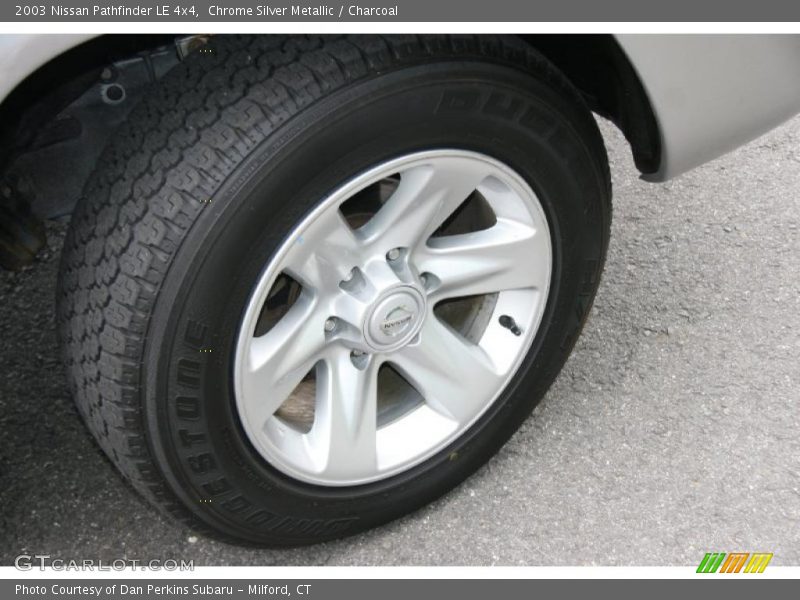 Chrome Silver Metallic / Charcoal 2003 Nissan Pathfinder LE 4x4